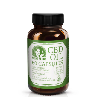 Capsules d'huile de CBD 2 % (10 mg par capsule) de Sensi Seeds